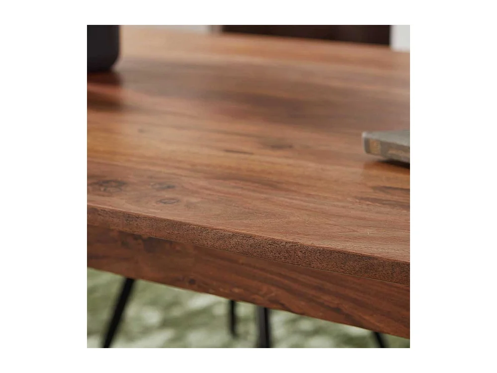 Esszimmertisch aus Sheesham Massivholz Retrostil