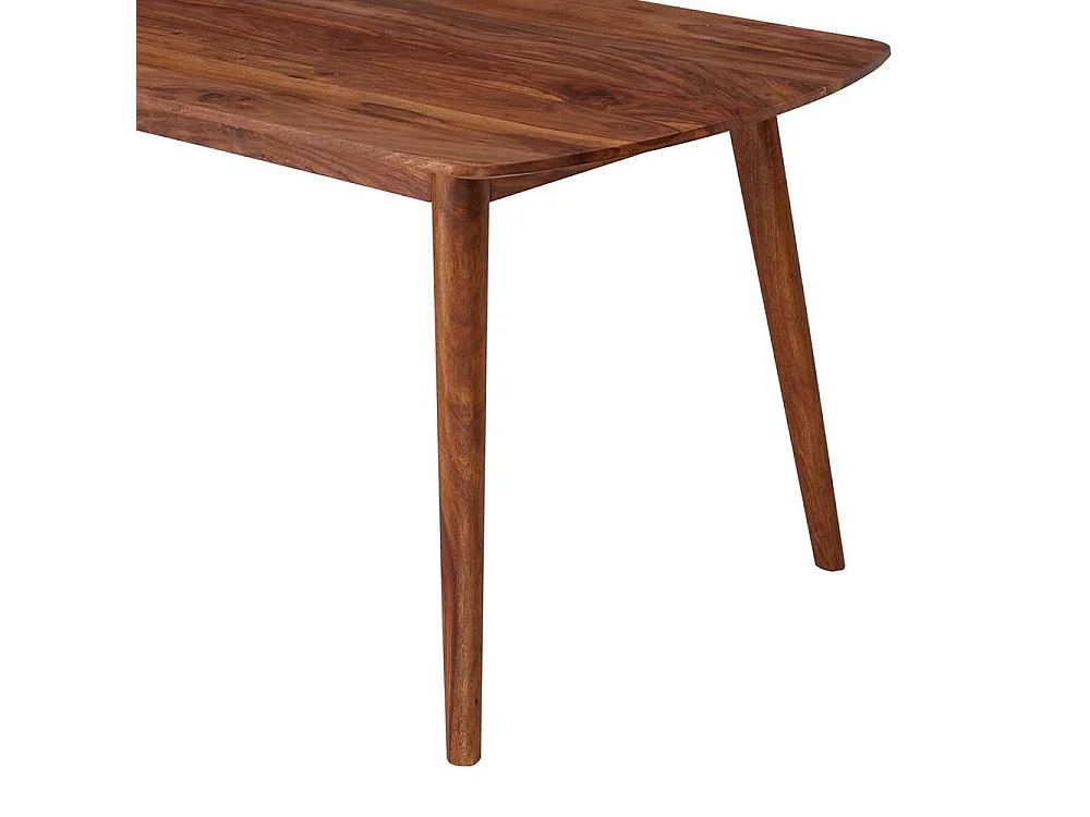 Esszimmertisch aus Sheesham Massivholz Retrostil