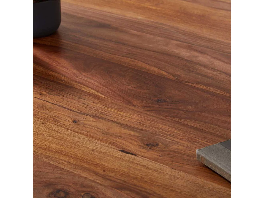 Esszimmertisch aus Sheesham Massivholz Retrostil