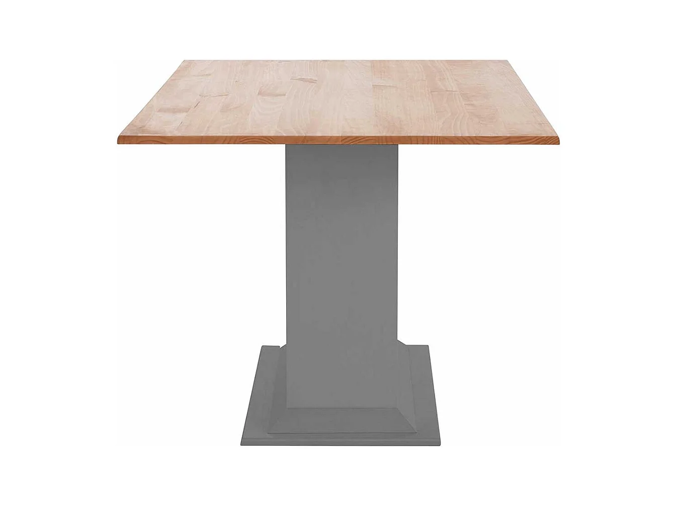 Esstisch Küchentisch in Grau und Kieferfarben