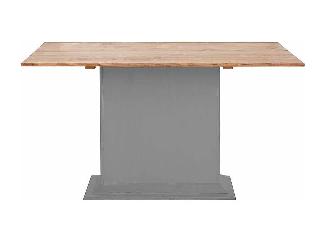 Esstisch Küchentisch in Grau und Kieferfarben