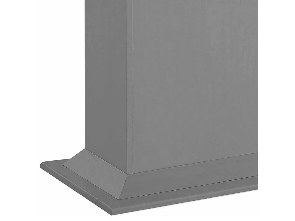 Esstisch Küchentisch in Grau und Kieferfarben