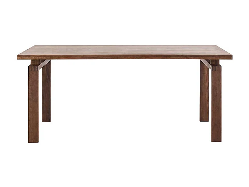 Tisch aus Nussbaum Massivholz Retrostil