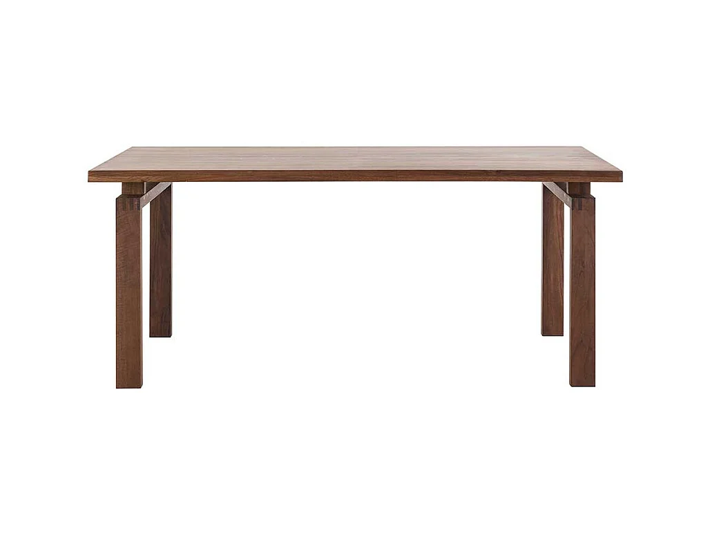 Tisch aus Nussbaum Massivholz Retrostil