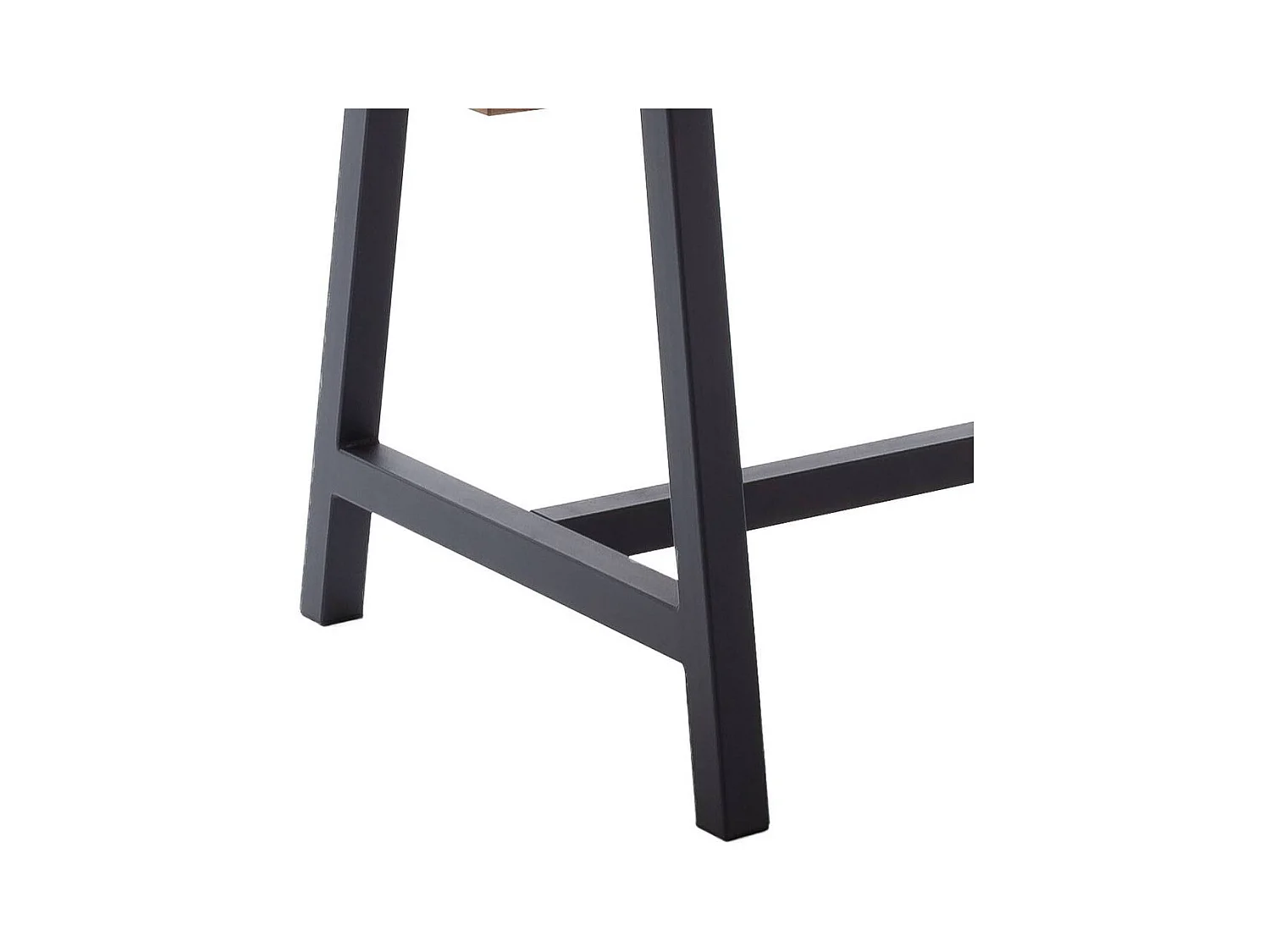 Esstisch Holztisch aus Balkeneiche Massivholz mit A Fußgestell