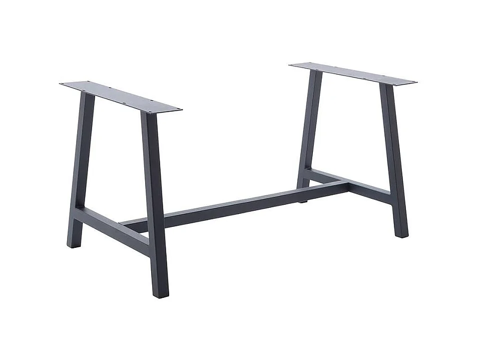 Esstisch Holztisch aus Balkeneiche Massivholz mit A Fußgestell