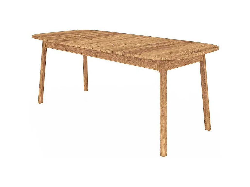 Esstisch Tisch Massivholz aus Wildeiche Massivholz mit Vierfußgestell