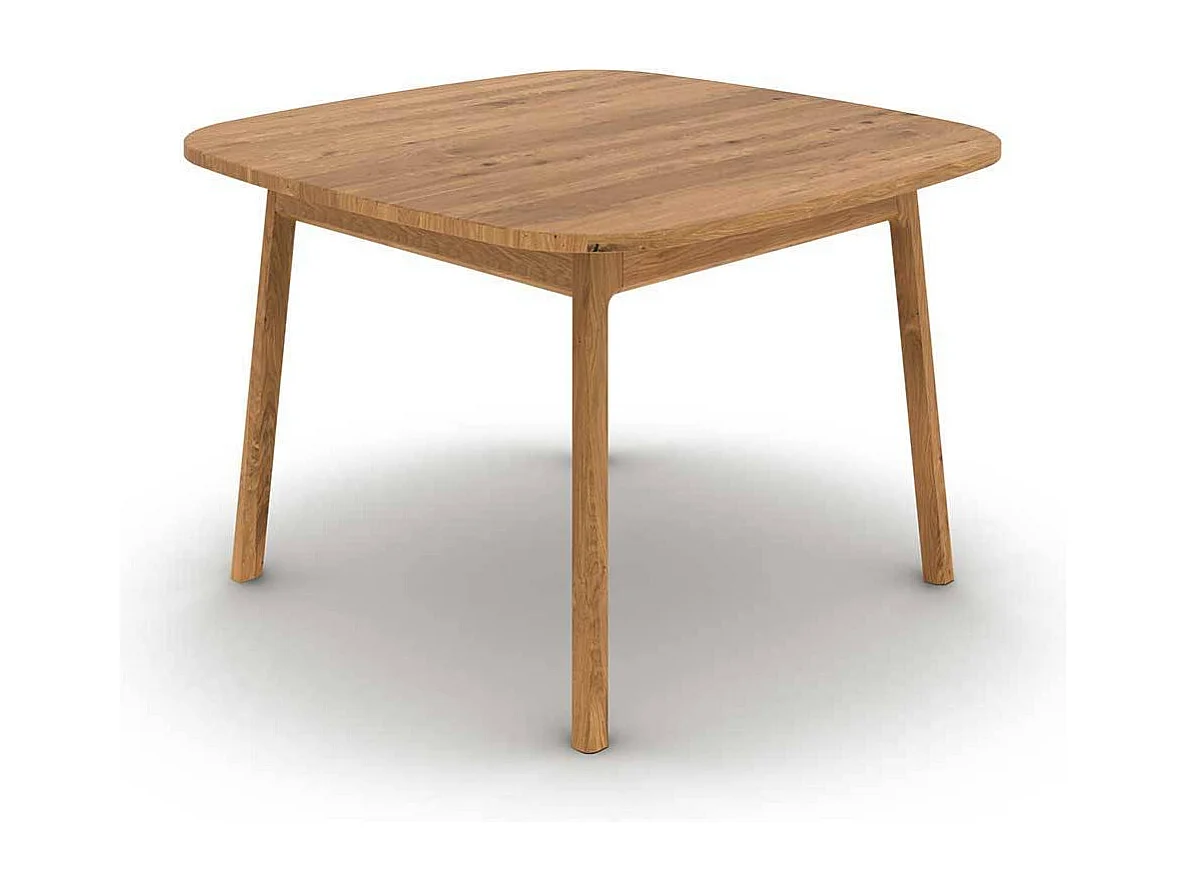 Esstisch Tisch Massivholz aus Wildeiche Massivholz mit Vierfußgestell