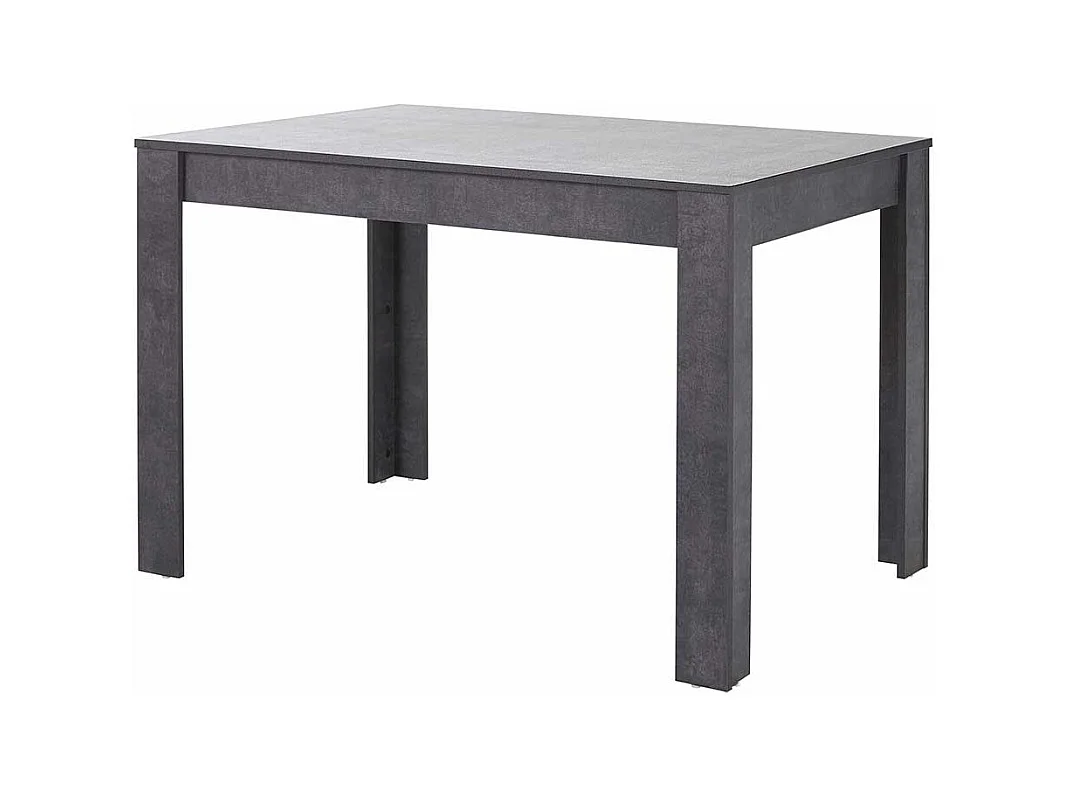 Küchentisch in Beton Grau Vierfußgestell