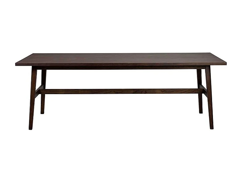 Esstisch optional verlängerbar in Eiche dunkelbraun 100 cm tief