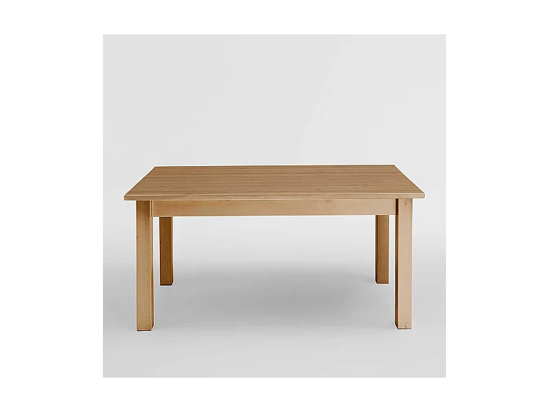 Massivholztisch aus Kiefer gebeizt und geölt verlängerbar
