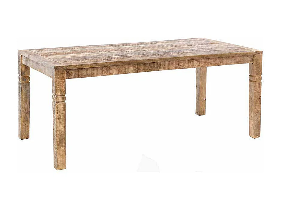 Esstisch aus Mangobaum Massivholz Landhaus rustikal