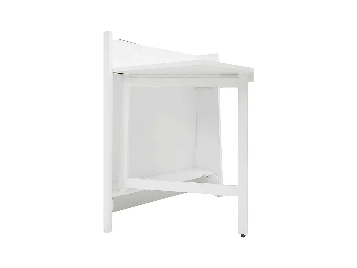 Küchen Tisch in Weiß Platte klappbar