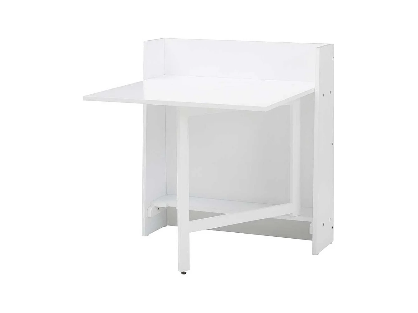 Küchen Tisch in Weiß Platte klappbar