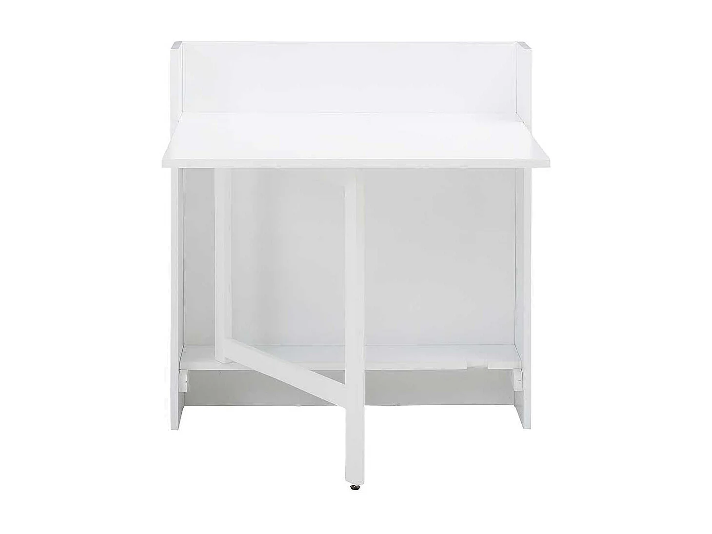 Küchen Tisch in Weiß Platte klappbar