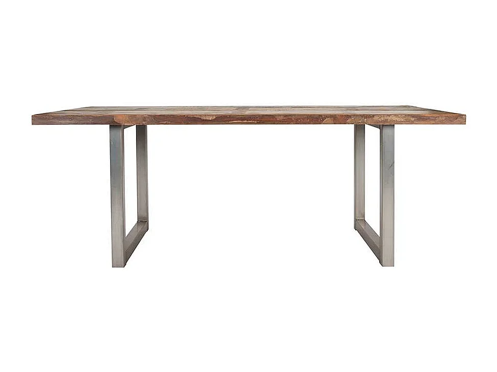 Design Esstisch in Bunt Recyclingholz