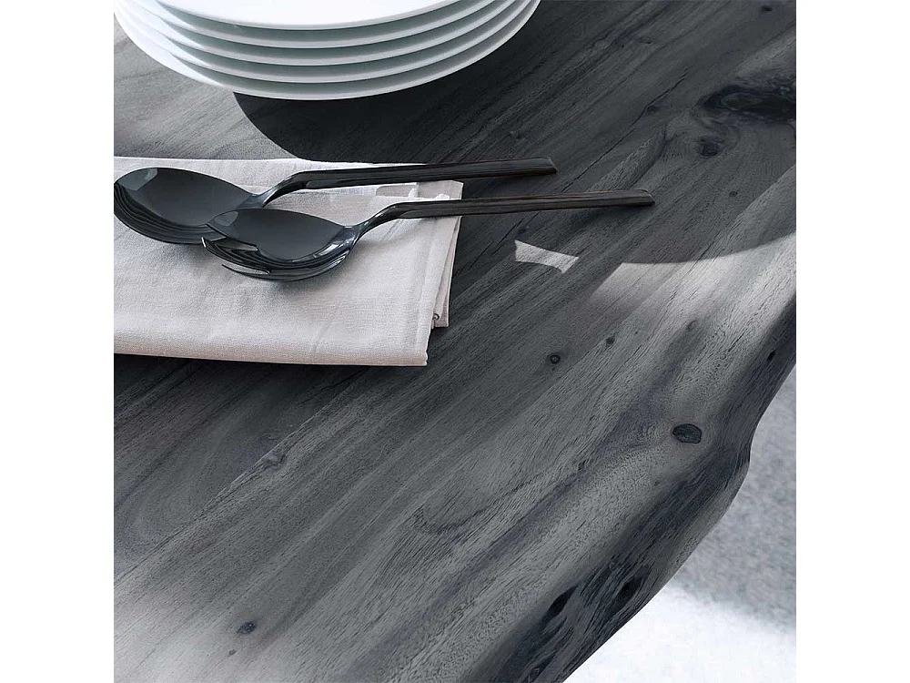 Esstisch Massivholztisch mit X Gestell 90 cm tief