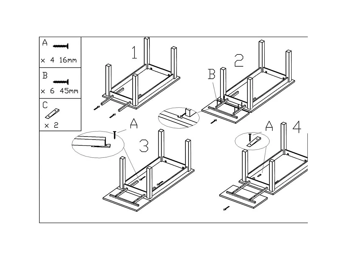 Kiefer Esstisch in Weiß Landhausstil