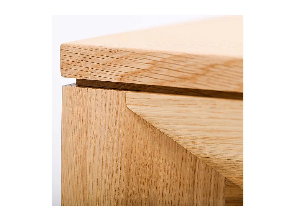 Holztisch Massivholztisch aus Eiche Massivholz in Eichefarben