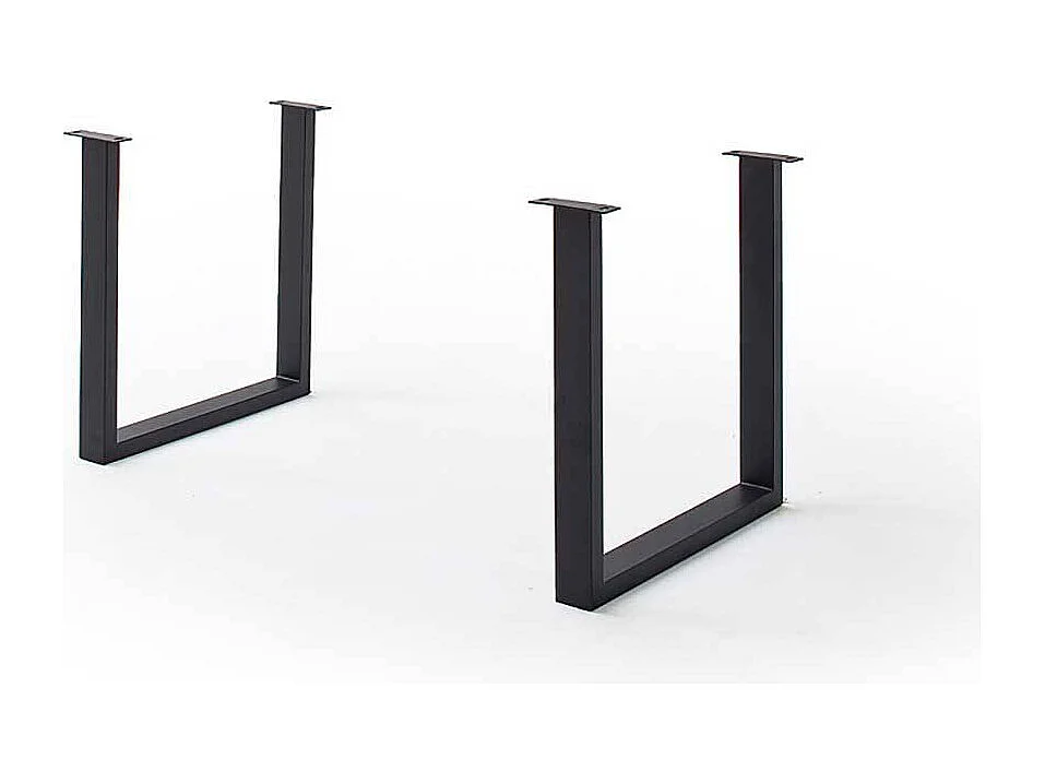 Holztisch Esstisch mit Baumkante mit Metallgestell