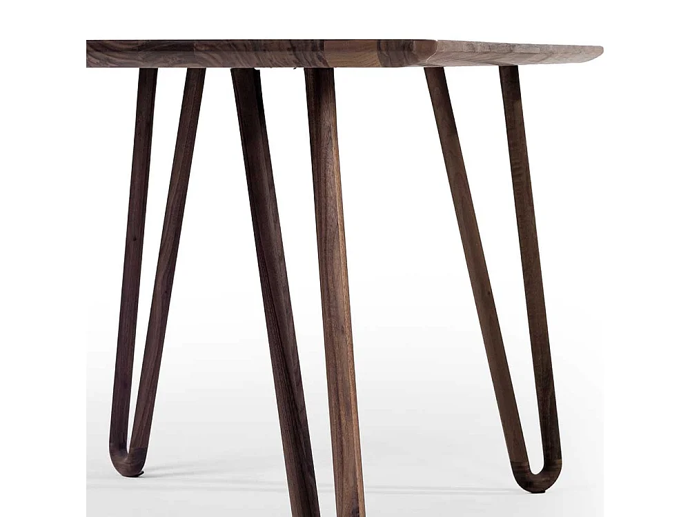 Esszimmertisch aus Nussbaum Massivholz handgearbeitet