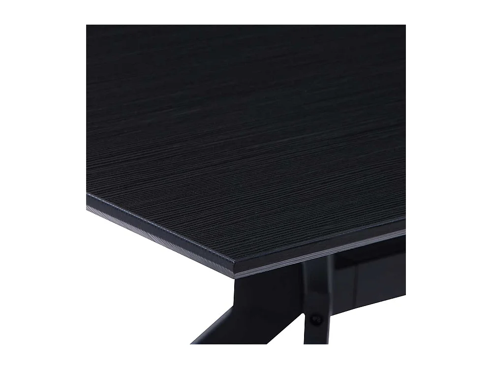 Industrietisch in Anthrazit 180 cm breit