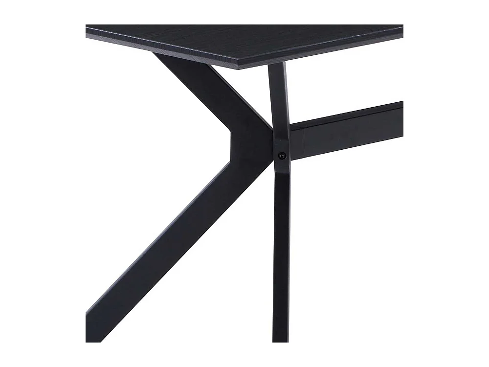 Industrietisch in Anthrazit 180 cm breit