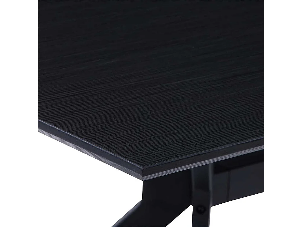 Industrietisch in Anthrazit 180 cm breit