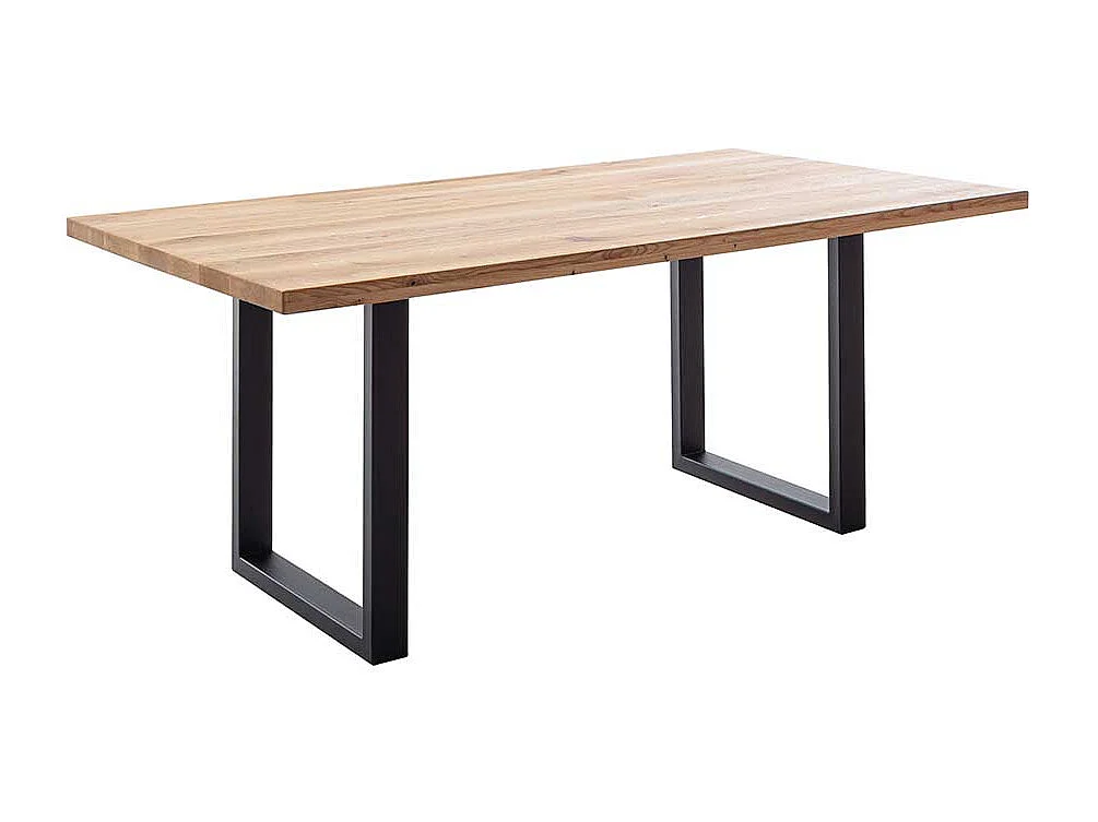 Esstisch Tisch Massivholz aus Wildeiche Massivholz im Industry und Loft Stil