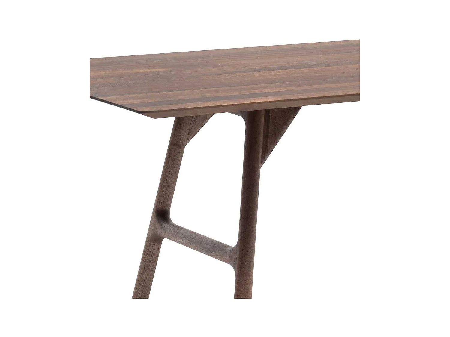 Küchentisch aus Nussbaum Massivholz handgearbeitet