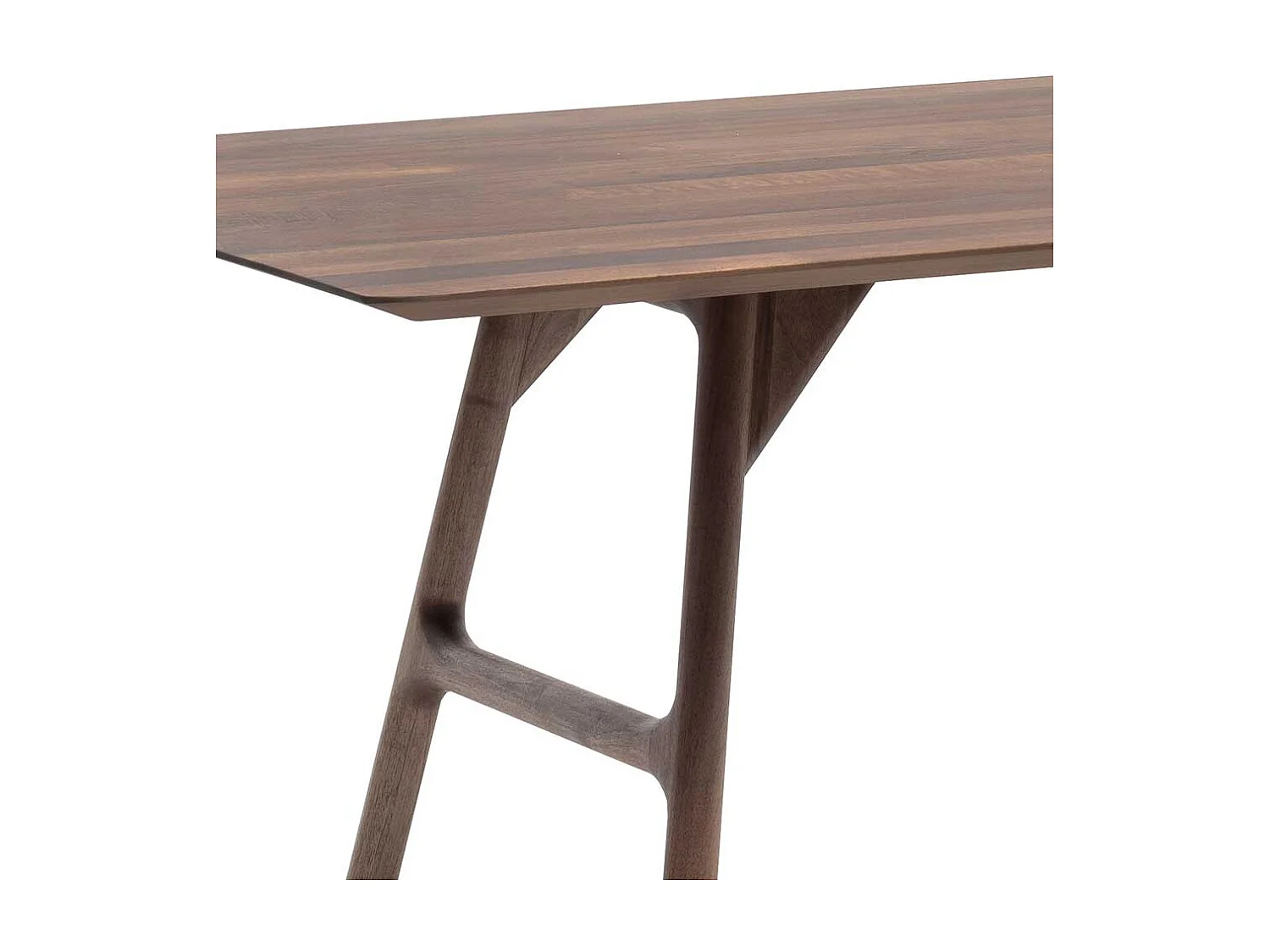 Küchentisch aus Nussbaum Massivholz handgearbeitet