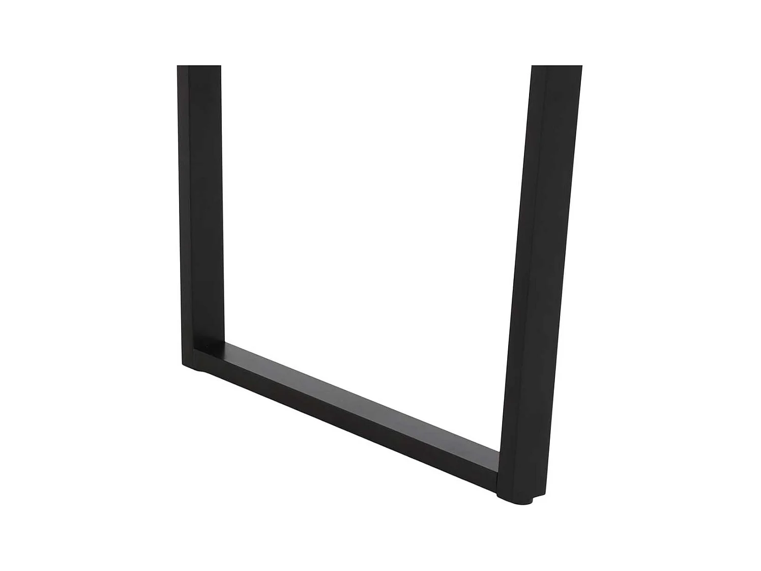 Moderner Tisch Loft Stil in Zinneichefarben und Schwarz 160 cm breit