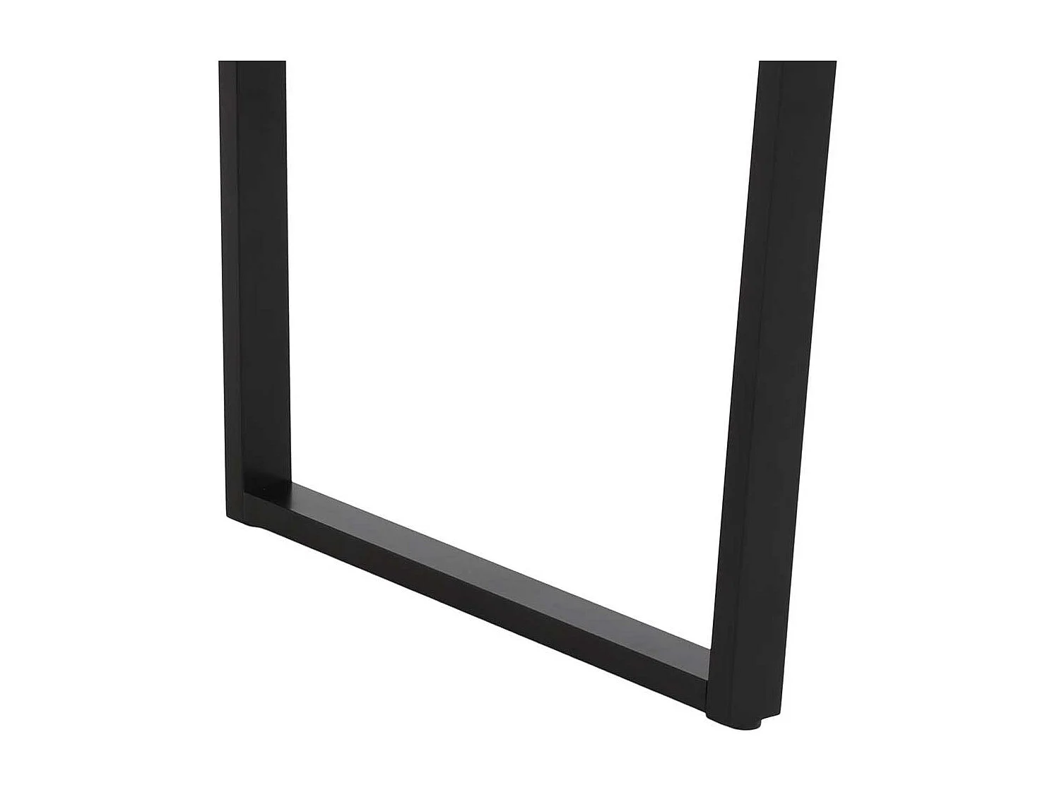 Moderner Tisch Loft Stil in Zinneichefarben und Schwarz 160 cm breit