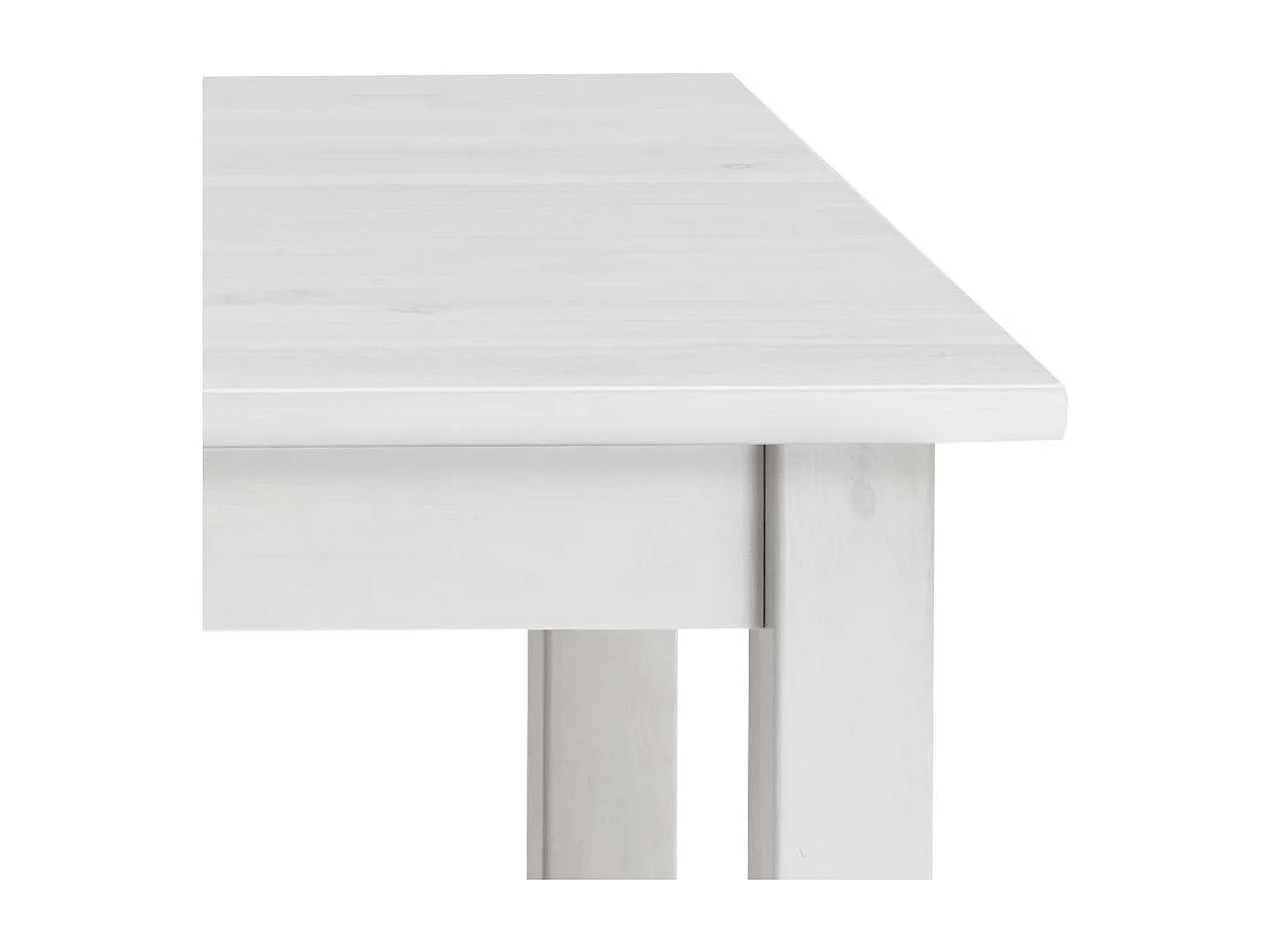 Kiefer Esstisch in Weiß Landhaus