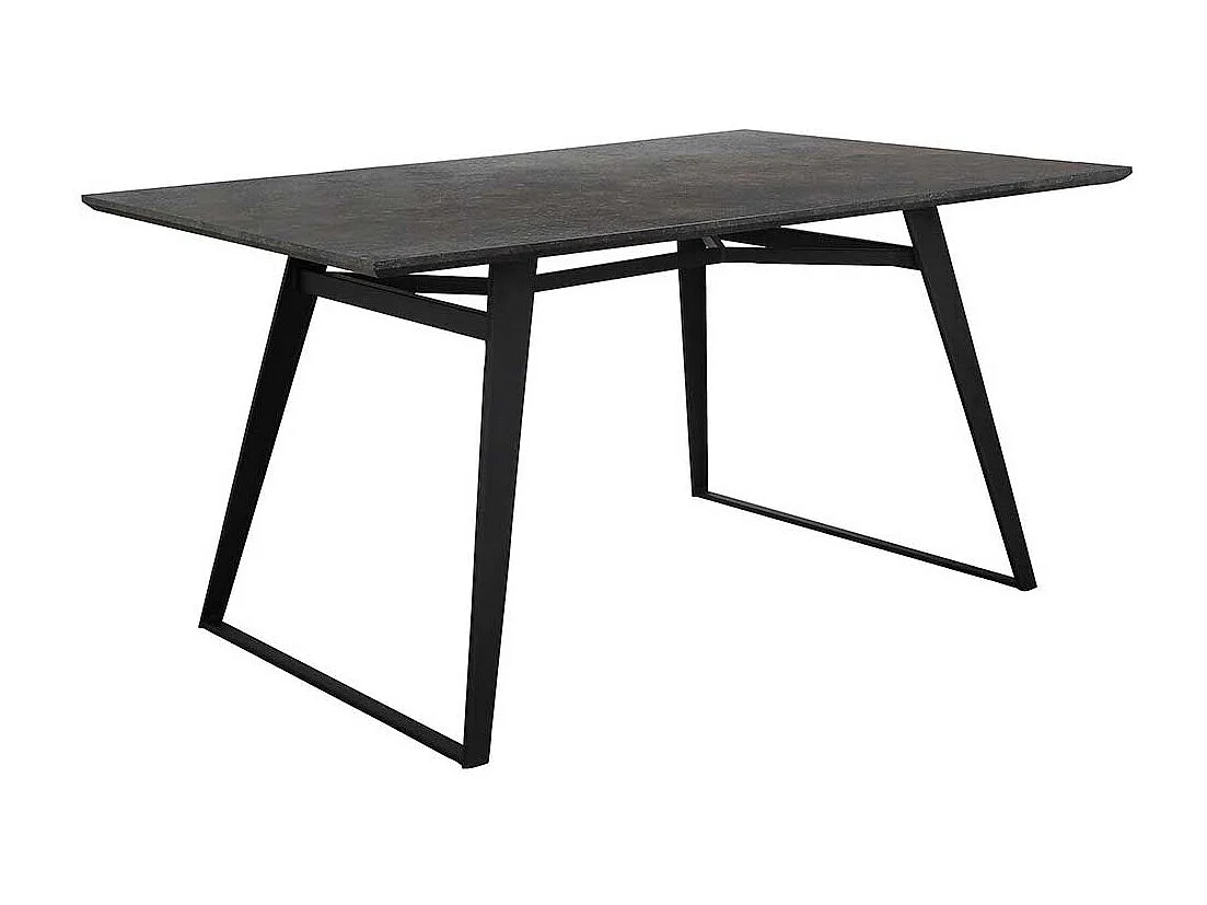 Esstisch Tisch Esszimmer in Schwarz und Graubraun