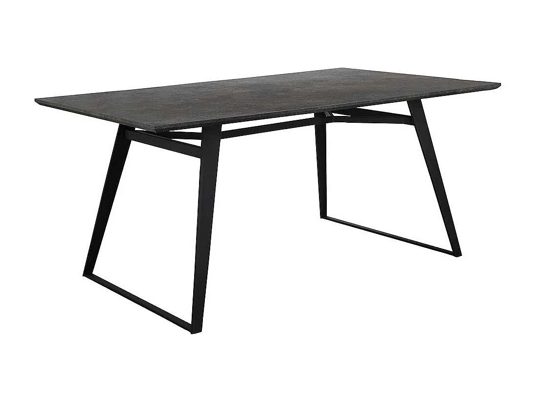 Esstisch Tisch Esszimmer in Schwarz und Graubraun