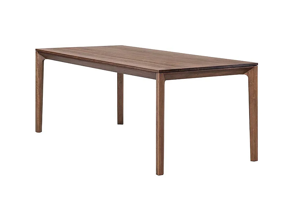 Holztisch aus Nussbaum Massivholz handgearbeitet