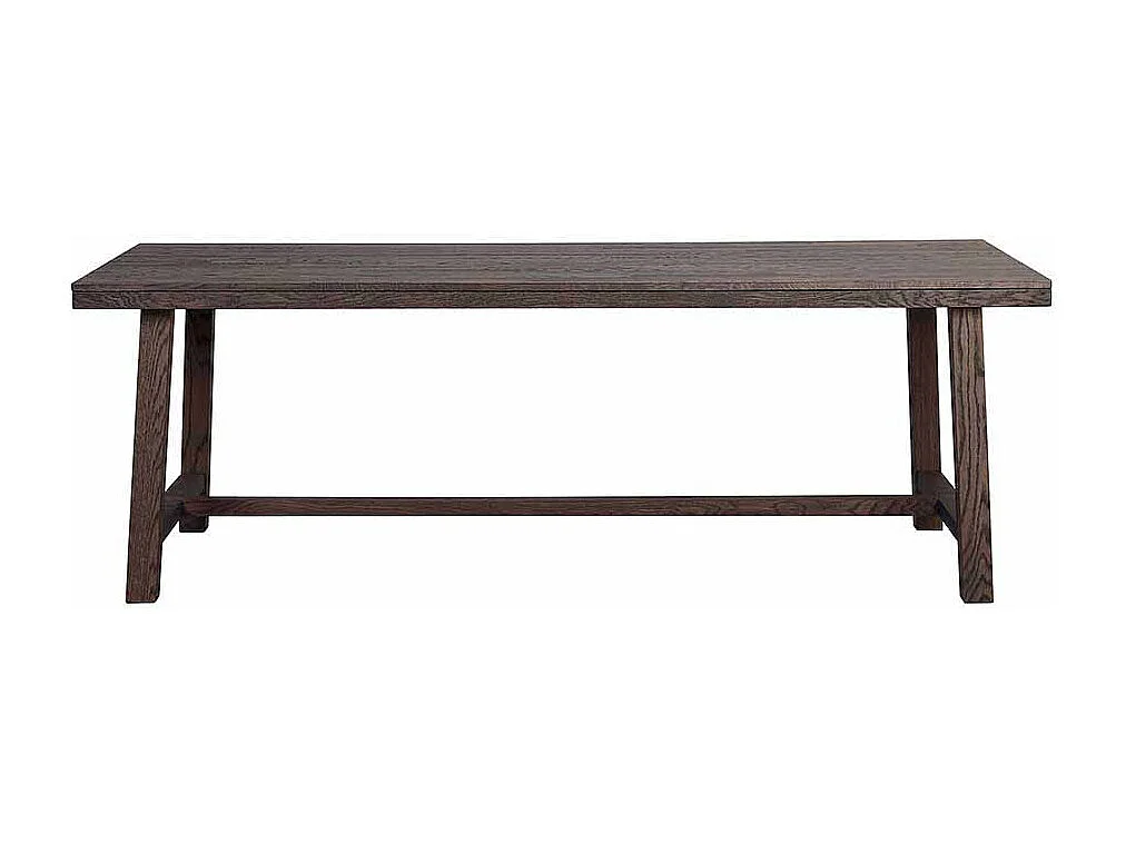 Esszimmertisch in dunkel lackiert und gebürstet Eiche massiv