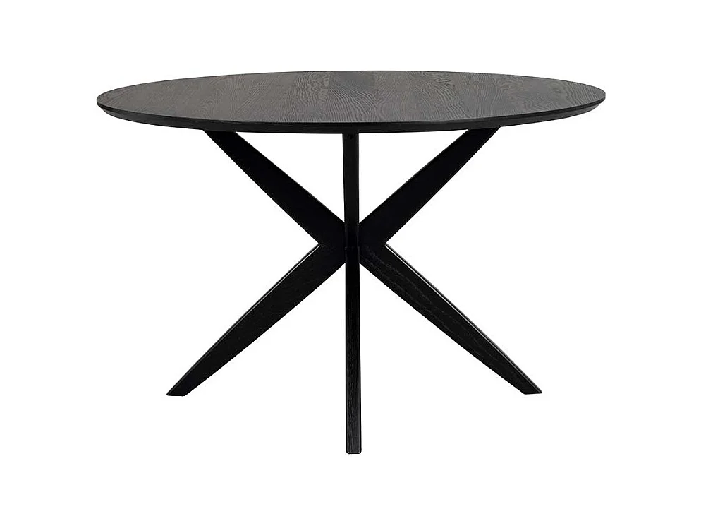 Moderner Esstisch in Schwarz lackiert Spider Gestell