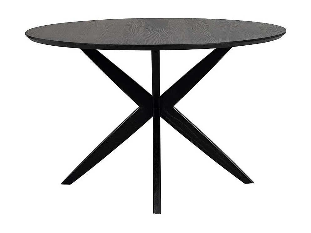 Moderner Esstisch in Schwarz lackiert Spider Gestell