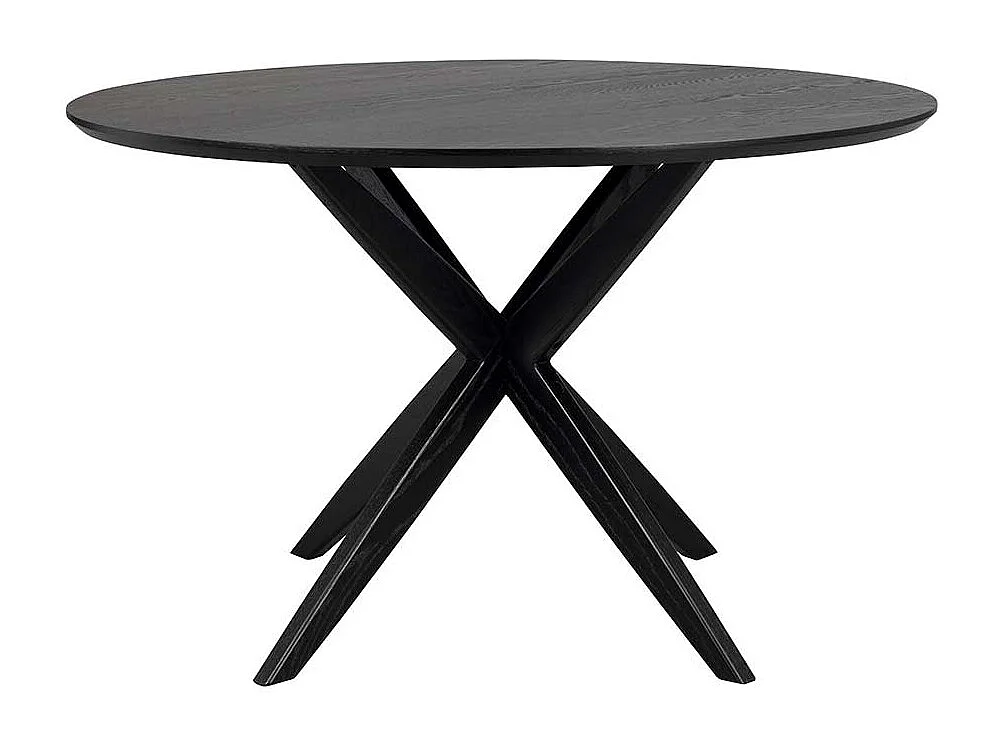 Moderner Esstisch in Schwarz lackiert Spider Gestell