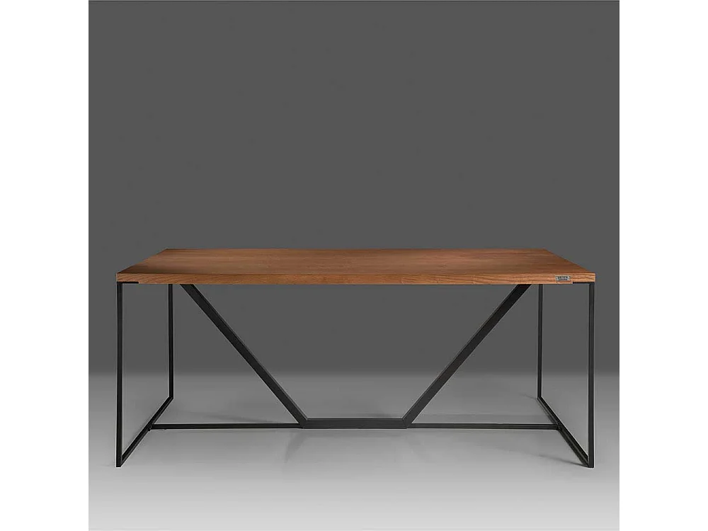 Tisch Esszimmer im Industrie und Loft Stil Bügelgestell