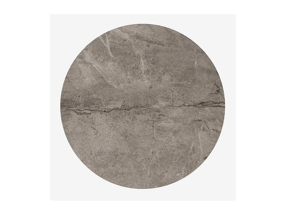 Esszimmertisch in Anthrazit rund