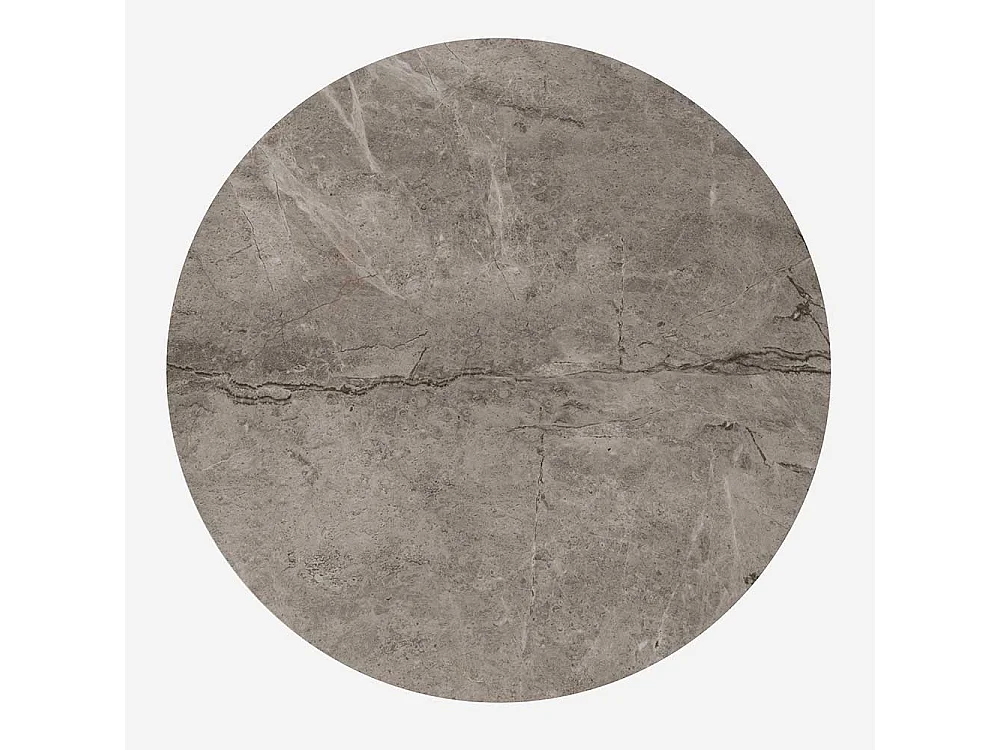 Esszimmertisch in Anthrazit rund