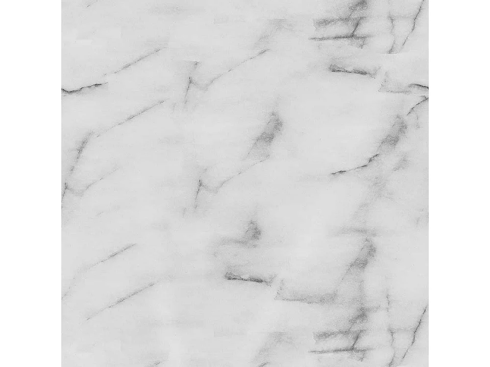 Tisch Esszimmer modern in Weiß und Gold Metall Bügelgestell