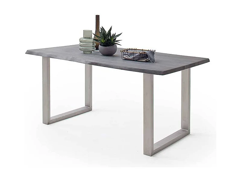 Esstisch Holztisch aus Akazie Massivholz mit natürlicher Baumkante