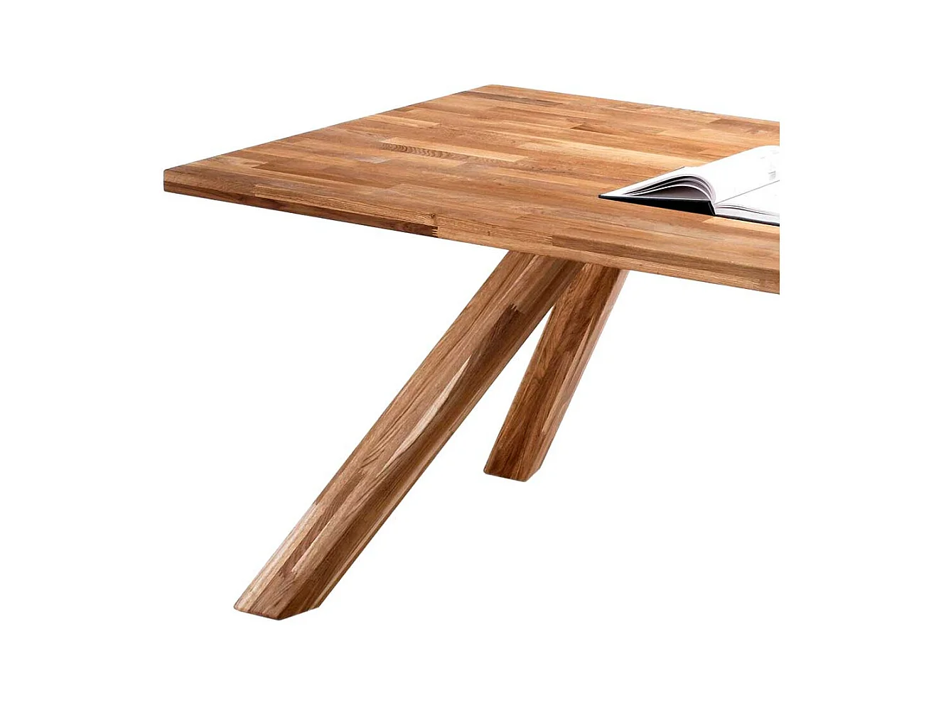 Esszimmertisch aus Eiche Massivholz 2 m lang