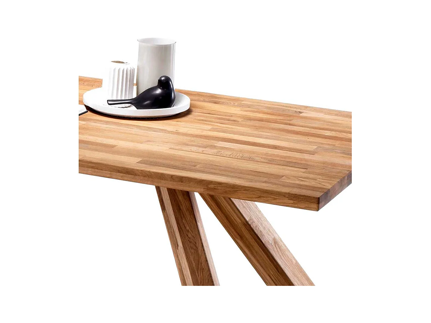 Esszimmertisch aus Eiche Massivholz 2 m lang