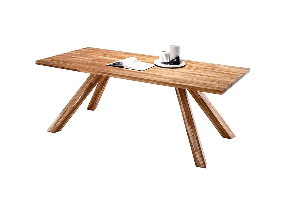 Esszimmertisch aus Eiche Massivholz 2 m lang