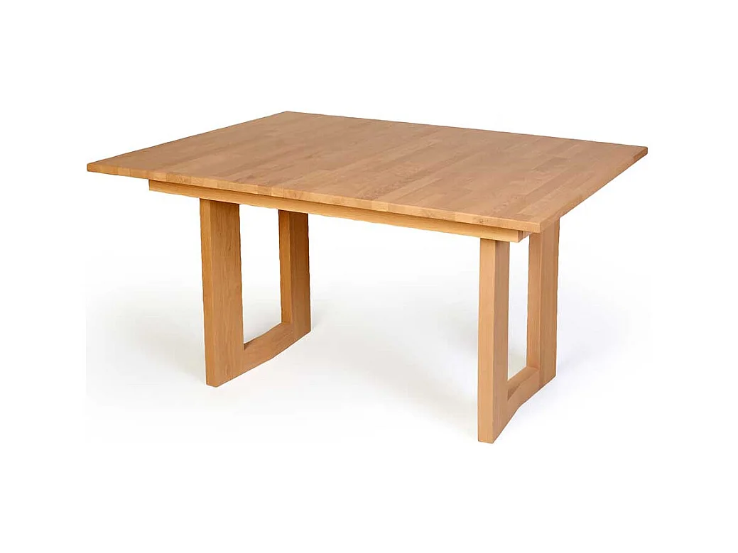 Esstisch aus Eiche Massivholz Bügelgestell
